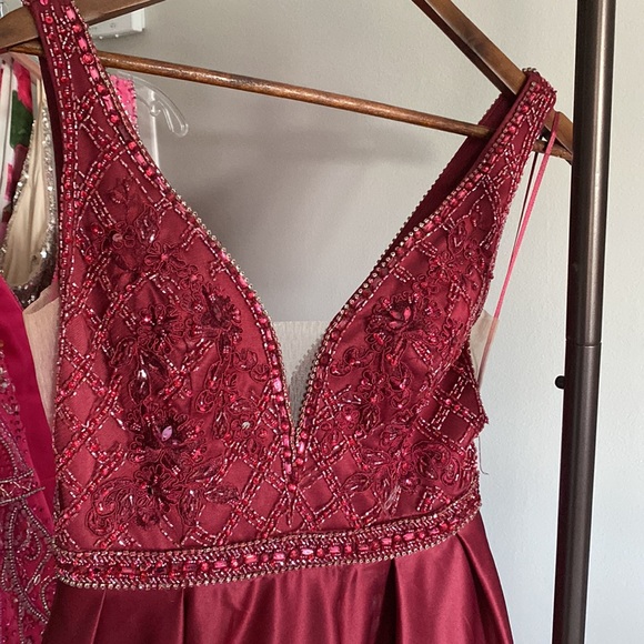 Red Pageant Gown - Picture 12 of 16